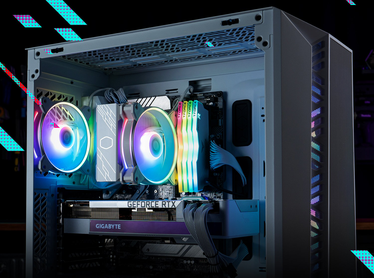 Cooler Master Hyper 212 Halo White CPU Air Cooler